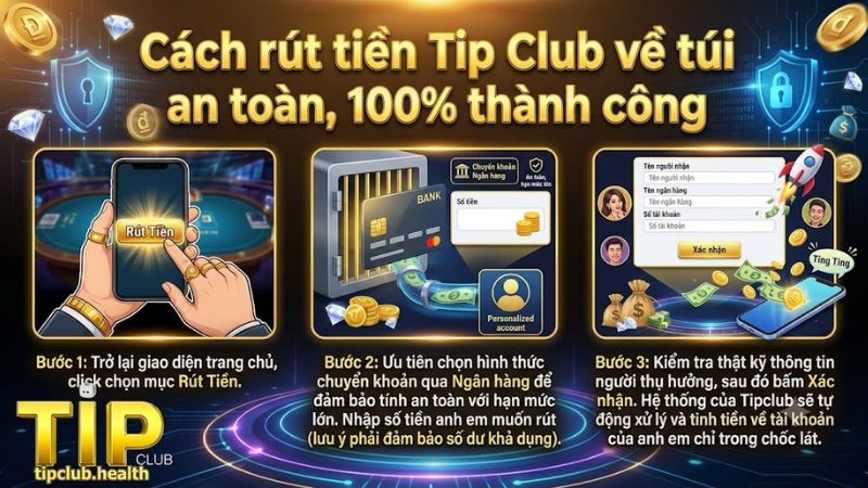 Cách rút tiền Tip Club về túi an toàn Cách rút tiền Tip Club về túi an toàn