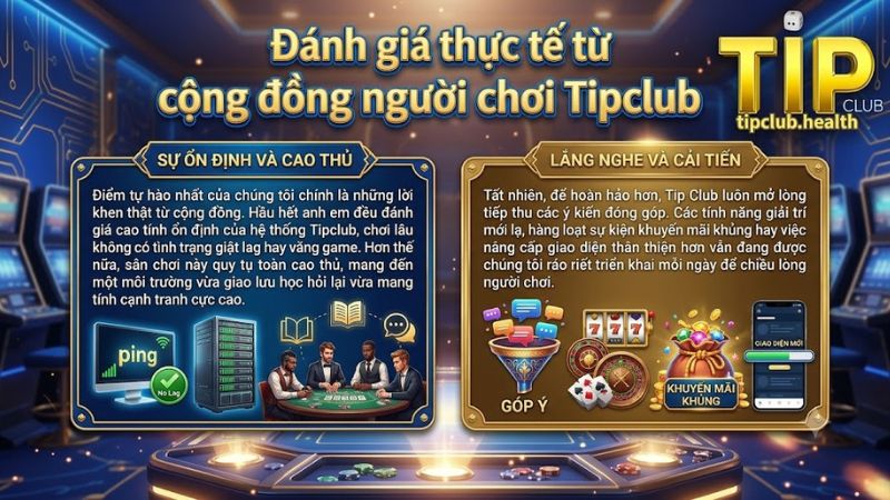 Cộng đồng game thủ đánh giá cao cổng game Tipclub Cộng đồng game thủ đánh giá cao cổng game Tipclub