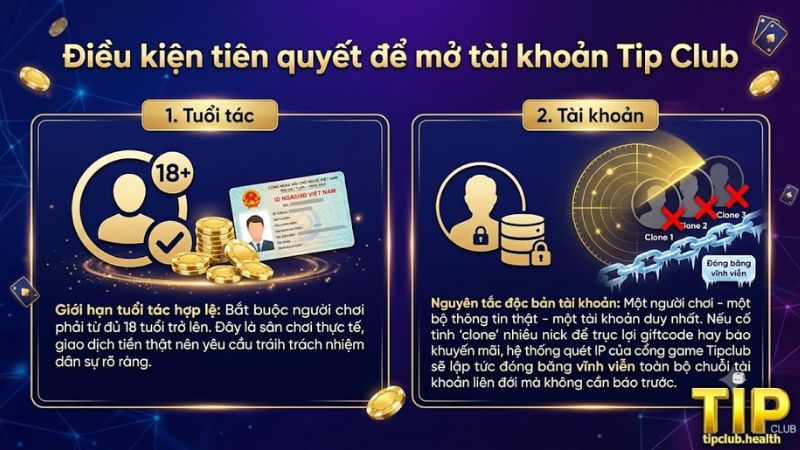 Giao diện đăng ký tài khoản chính chủ trên hệ thống Tip Club. Giao diện đăng ký tài khoản chính chủ trên hệ thống Tip Club.