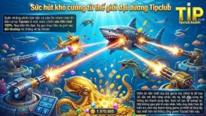 Giao diện đồ họa 3D siêu mượt của game bắn cá tại cổng game Tipclub