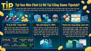 Giao diện sảnh lô đề trực tuyến với tỷ lệ trả thưởng cao tại cổng game Tipclub