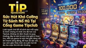 Giao diện sảnh nổ hũ đồ họa sắc nét tại cổng game Tipclub