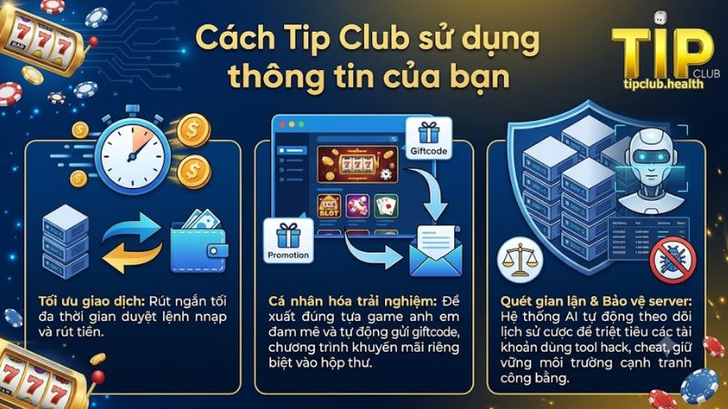 Hệ thống bảo mật thông tin chuẩn quốc tế tại Tip Club
