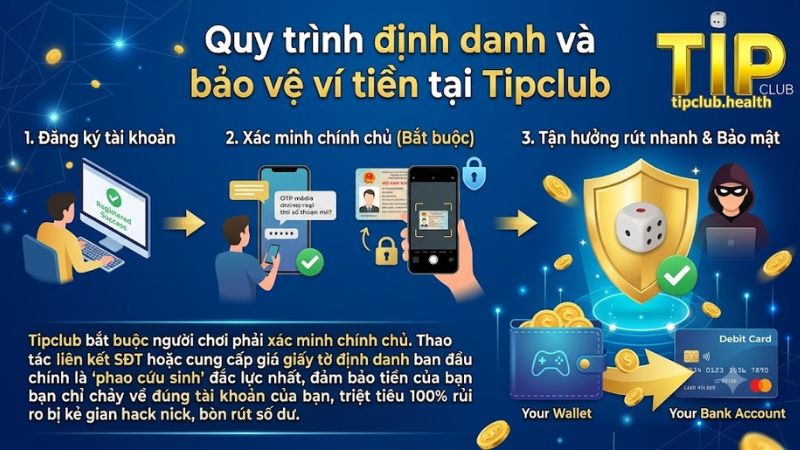 Xác minh danh tính người chơi an toàn tuyệt đối tại Tipclub. Xác minh danh tính người chơi an toàn tuyệt đối tại Tipclub.